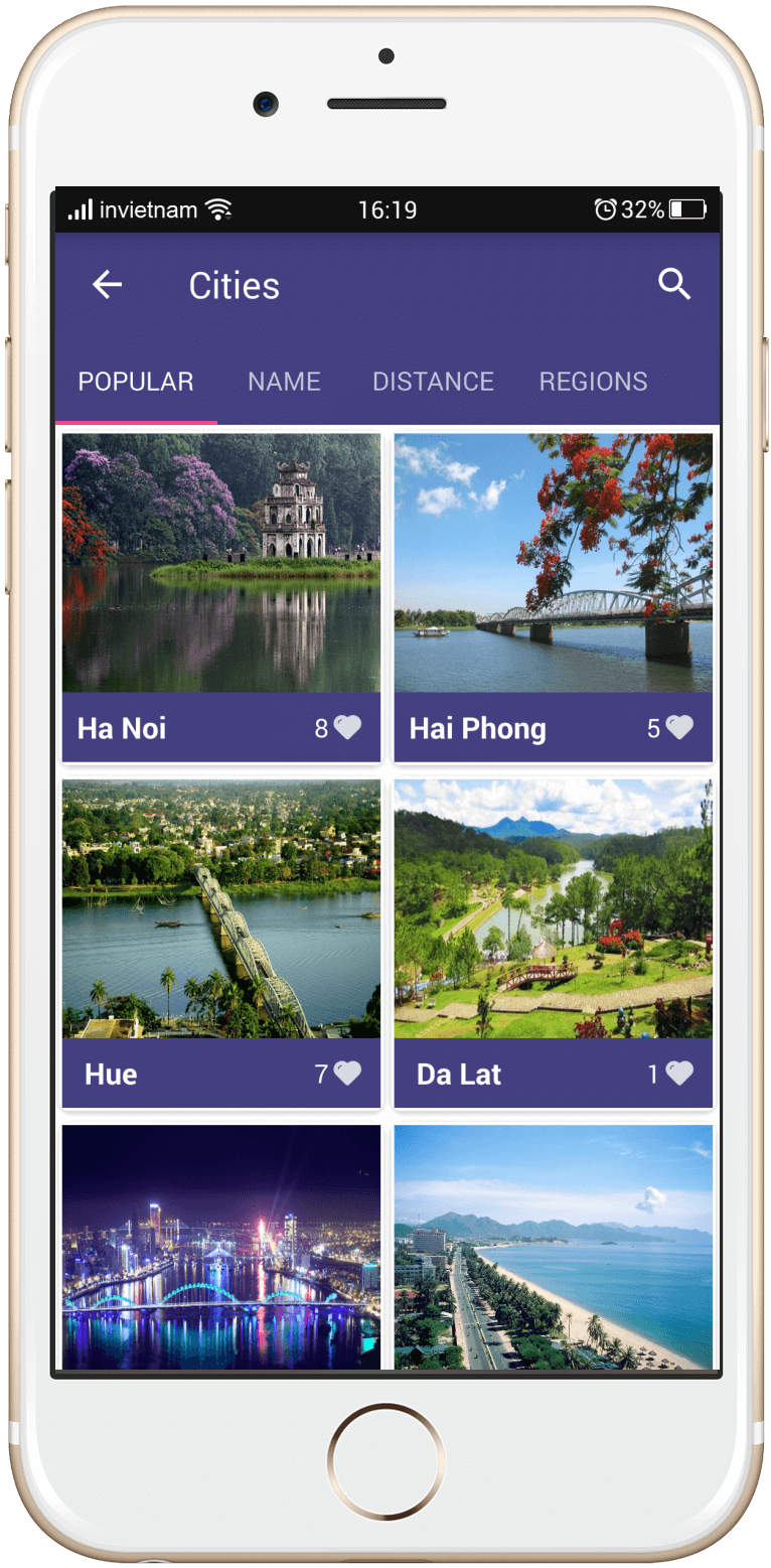 inVietnam App on iPhone
